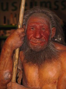 They had culture too. Reconstruction of a male Neanderthal (Picture: Stefan Scheer)